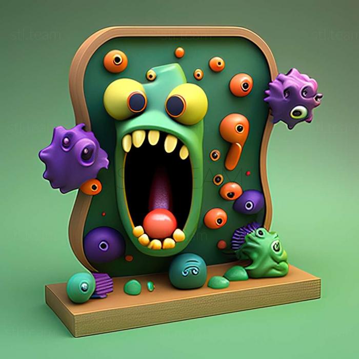3D model Tales from Space Mutant Blobs Attack game (STL)